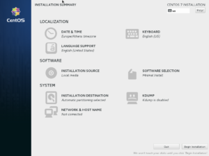 I would choose even less stuff to install, if possible.
